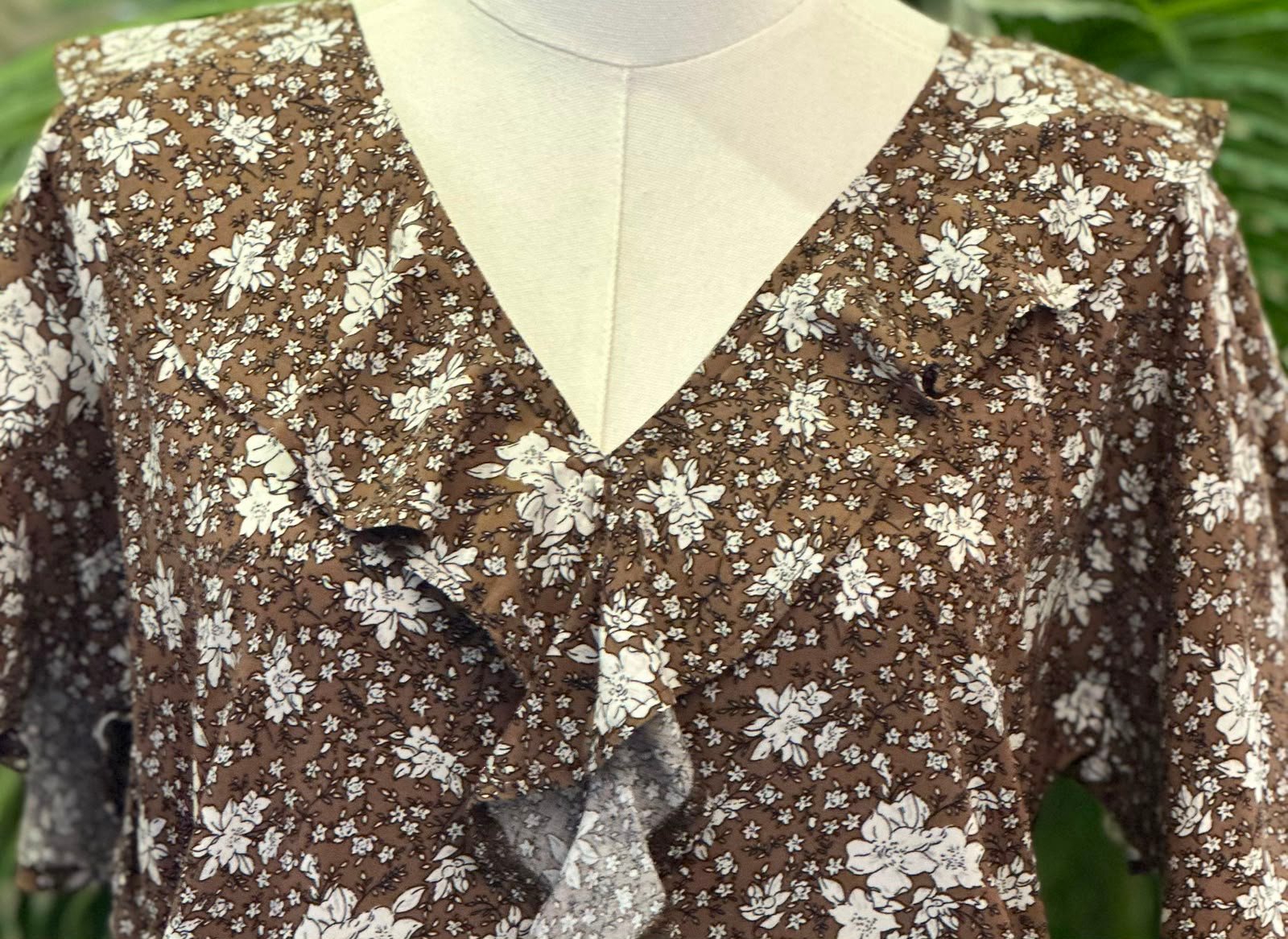 Cash- Brown &White Floral - Image 2